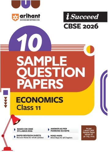 Arihant I Succeed CBSE Class 11 Sample Question Papers Economics 2026 | English Medium